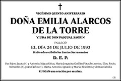 Emilia Alarcos de la Torre